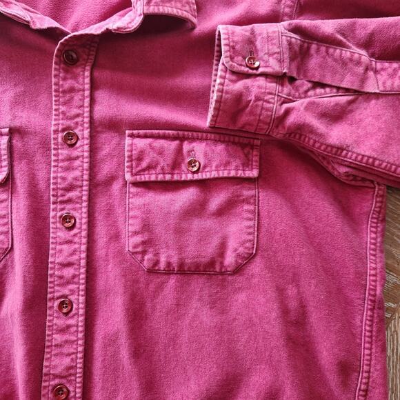 Vintage‎ L.L. Bean USA-Made Chamoise Soft Long Sleeve Shirt size 17 Tall (XLT) - Picture 6 of 6